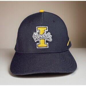 Nike University Of Idaho Vandals Hat Black Fitted Rise Cap Men’s Sz Medium/Large